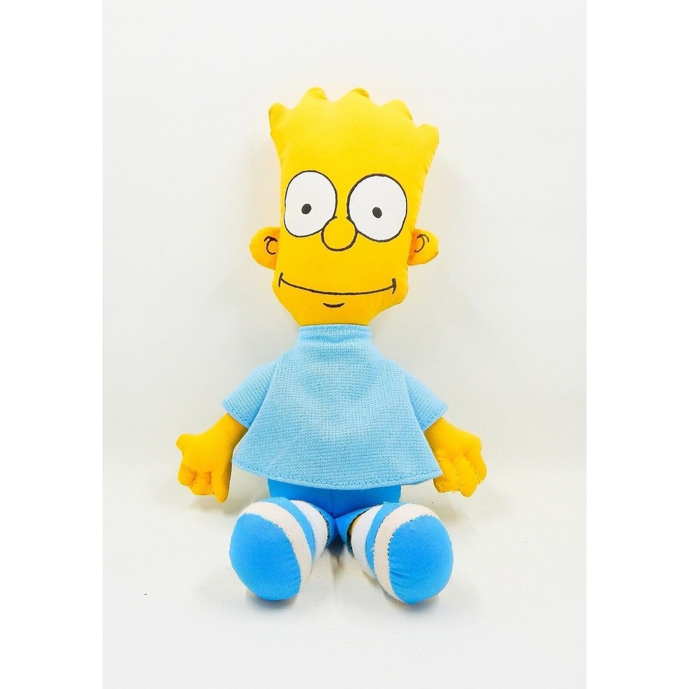 The Simpsons Bart Simpson Collectible Dan-Dee Plush Stuffed Rag Doll Groening
